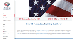 Desktop Screenshot of americanbackflow.com